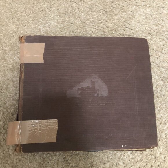 VICTOR RECORD Other - Vintage Victor Records, Hardbound Album, circa 1904-9 Box set